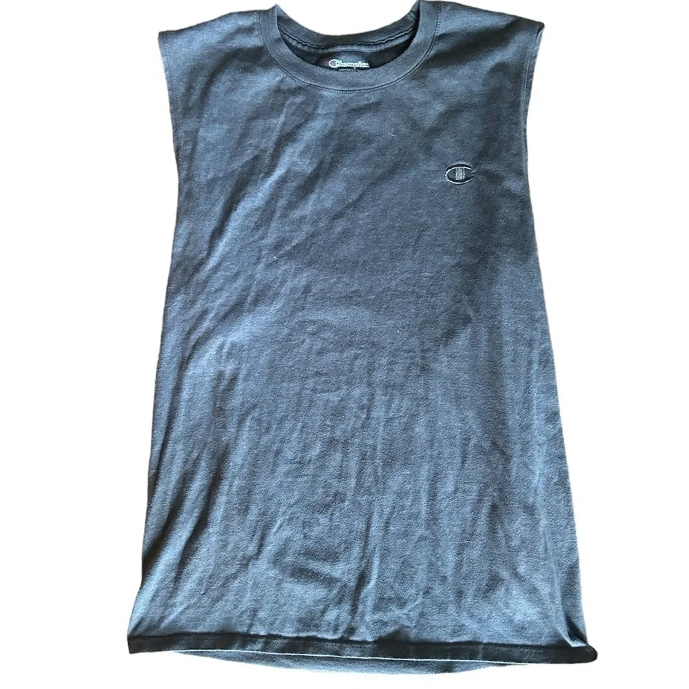 Champion Men’s Sport Muscle Tee Size M Gray